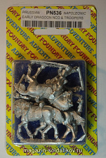 Фигурки из металла Ранние драгуны(унтер-офицеры и рядовые) (28 мм) Foundry - фото