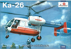 Сборная модель из пластика Камов Ka-26 Советский вертолет Amodel (1/72)