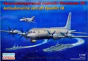 Сборная модель из пластика Противолодочный самолет Ил-38 (1/144) Восточный экспресс - фото