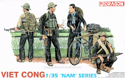 Сборные фигуры из пластика Д Солдаты Viet Cong «Nam» series (1/35) Dragon