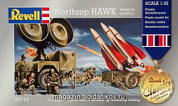 Сборная модель из пластика Ракетная пусковая установка Northrop Hawk Battery 1:32 Revell