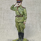 Капитан РККА 1943-45 гг, 54 мм, в росписи (430-054) (430-054)