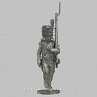 Сборная миниатюра из металла Гренадер в шапке, идущий, Франция 1806-1813 гг, 28 мм, Аванпост