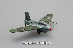 Масштабная модель в сборе и окраске Самолет Ме-163 В-1а «белый 54» 1:72 Easy Model
