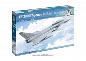Сборная модель из пластика ИТ Самолёт EF-2000 Typhoon in R.A.F. Service 1:72 Italeri - фото