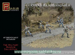 Солдатики из пластика Немецкий десант, 1:72, Pegasus