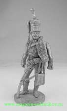 Миниатюра из металла Офицер 15-го лёгкого гусарского полка Короля. Великобритания, 1808-1813 гг. EK Castings - фото