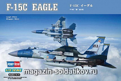 Сборная модель из пластика Самолет «F-15C Eagle Fighter» (1/72) Hobbyboss