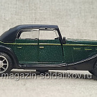 Mercedes-Benz 500K Cabriolet темно-зеленый с черной крышей 1/43 Китай (700-199) (700-199)