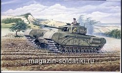 Сборная модель из пластика ИТ Танк Churchill Mk.III (1/72) Italeri