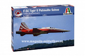 Сборная модель из пластика ИТ Истребитель F-5E TIGER Швейцарский патруль, Юбил. набор в честь 50-летия IT (1:72) Italeri - фото