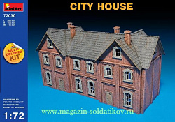Сборная модель из пластика Городской дом MiniArt (1:72)