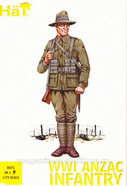 Солдатики из пластика WWI ANZAC Infantry (1:72), Hat