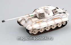 Масштабная модель в сборе и окраске Танк King Tiger Порше, 503 батальон 1:72 Easy Model