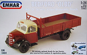 Сборная модель из пластика Bedford «O» Series Long Wheel Base Dropside Truck/Flatbed, 1:24, Emhar - фото