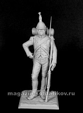 Сборная миниатюра из металла (М) Фузелер итальянского легиона «Пьемонт», 1805-09 гг. 54 мм, Chronos miniatures - фото