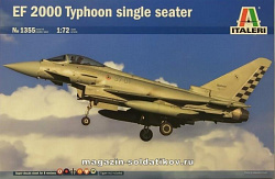 Сборная модель из пластика ИТ Самолет EF-2000 Typhoon (одноместный) (1/72) Italeri
