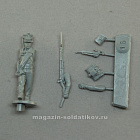 Сборная миниатюра из смолы Унтер-офицер мушкетерского полка 1808-1812 гг, 28 мм, Аванпост