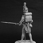 Сборная миниатюра из смолы Рядовой элитный рот драгунских полков Россия 54 мм, Chronos miniatures