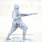 Сборная миниатюра из смолы Русский ударник, Первая мировая, 75 мм, Солдатики Публия