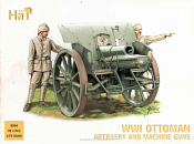 Солдатики из пластика WWI Ottoman Artillery and Machine Guns,(1:72), Hat - фото