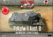 Сборная модель из пластика Pz.Kpfw. II Ausf.D+ журнал, 1:72, First to Fight - фото