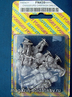 Фигурки из металла Гвардейские пешие егеря.Форма для кампании (28 мм) Foundry