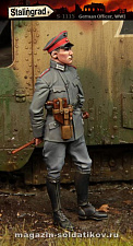Сборные фигуры из смолы Немецкий офицер, ПМВ 1/35, Stalingrad - фото
