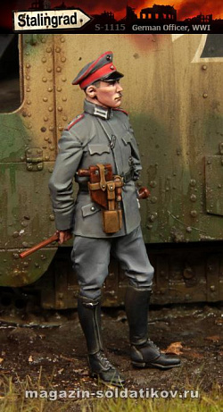 Сборные фигуры из смолы Немецкий офицер, ПМВ 1/35, Stalingrad