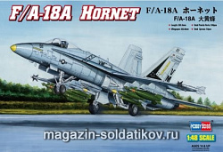 Сборная модель из пластика Самолет «F/A-18A Hornet» (1/48) Hobbyboss