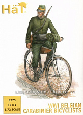 Солдатики из пластика WWI Belgian Carabinier Bicyclists,(1:72), Hat - фото
