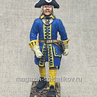 Миниатюра из металла Шведский офицер 1709, 54 мм (575-036) (575-036)