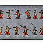 Миниатюра в росписи Преображенский полк, Армия Петра I, XVIII век, 1:32