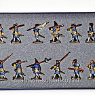 Миниатюра в росписи Упландский полк, Армия Карла XII, XVIII век, 1:32