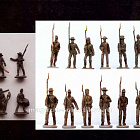 Солдатики из пластика Конфедераты на марше. Геттисберг (1/72) Strelets
