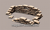 Сборная модель из пластика ИТ Аксессуары Мешки с песком (1/35) Italeri - фото