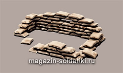 Сборная модель из пластика ИТ Аксессуары Мешки с песком (1/35) Italeri