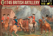 Солдатики из пластика British Artillery 1745 (1/72) Strelets - фото