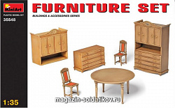 Сборная модель из пластика Набор мебели MiniArt (1/35)