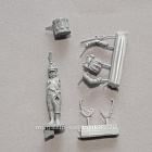 Сборная миниатюра из смолы Барабанщик вольтижёрской роты, Франция 1806-1813 гг, 28 мм, Аванпост