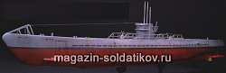Сборная модель из пластика Подводная лодка тип IX-B (ныряющая) 1:150 Академия