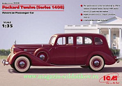 Сборная модель из пластика Packard Twelve (серии 1408) американский пассажирский автомобиль (1/35) ICM - фото