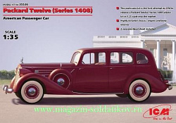 Сборная модель из пластика Packard Twelve (серии 1408) американский пассажирский автомобиль (1/35) ICM