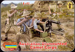 Солдатики из пластика Australian Camel Corps Dismounted (1/72) Strelets