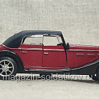 Mercedes-Benz 500K Cabriolet бордовый с черной крышей 1/43 Китай (700-198) (700-198)