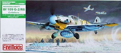 Сборная модель из пластика Самолет Messerschtt Bf109 G-2/ R-6 «JG54 Grunherz» 1:72, FineMolds