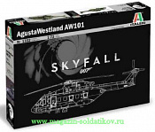 Сборная модель из пластика ИТ Вертолет AW101 Skyfall (1/72) Italeri - фото