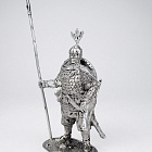 Миниатюра из олова Русский воин, X век, 54 мм Новый век