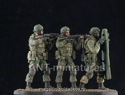 Сборная миниатюра из смолы Assault Group of Spetsnaz of FSB . Russia. (1/35), Ant-miniatures