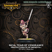 Сборная миниатюра из металла PIP 32076 Protectorate Nicia, Tear of Vengeance BLI Warmachine - фото